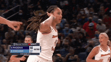 每日GIF(2021-10-19)的gif-Game 4 Reaction GIF by WNBA
