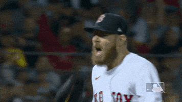 每日GIF(2021-10-21)的gif-Excited Red Sox GIF by MLB