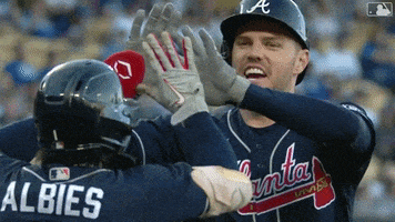 每日GIF(2021-10-22)的gif-Happy Atlanta Braves GIF by MLB