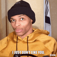 每日GIF(2021-10-23)的gif-I Dont Like You Russell Westbrook GIF by SHOWTIME Sports