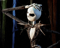 每日GIF(2021-10-26)的gif-Pondering Nightmare Before Christmas GIF