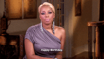 每日GIF(2021-10-29)的gif-Unimpressed Happy Birthday GIF
