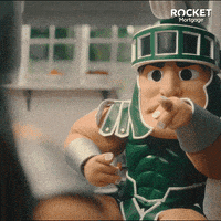 每日GIF(2021-10-31)的gif-College Football Msu GIF by Rocket Mortgage