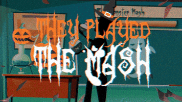 每日GIF(2021-10-31)的gif-Monster Mash Halloween GIF by Craft Recordings