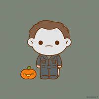每日GIF(2021-11-01)的gif-Michael Myers Halloween GIF by 100% Soft