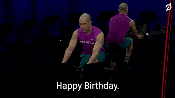 每日GIF(2021-11-05)的gif-Working Out Happy Birthday GIF by Peloton