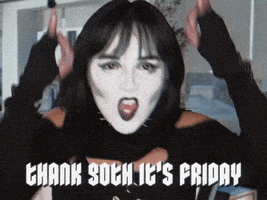 每日GIF(2021-11-06)的gif-Friday Goth GIF by GIPHY Studios Originals