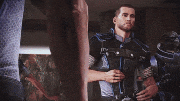 每日GIF(2021-11-08)的gif-Commander Shepard Dancing GIF by Mass Effect