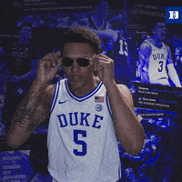 每日GIF(2021-11-11)的gif-College Basketball Sport GIF by Duke Men's Basketball