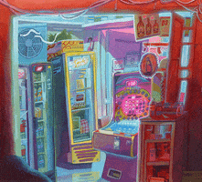 每日GIF(2021-11-15)的gif-Convenience Store Art GIF by heartslob