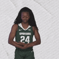 每日GIF(2021-11-15)的gif-Go Green Womens Basketball GIF by Michigan State Athletics