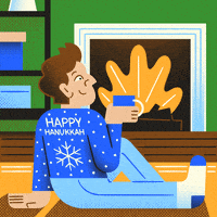 每日GIF(2021-11-28)的gif-Jewish Hanukkah GIF by Hello All