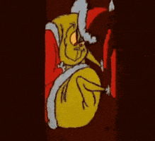 每日GIF(2021-12-17)的gif-Grinch Chimney GIF