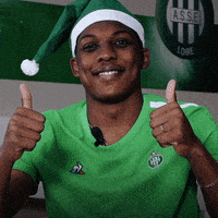 每日GIF(2021-12-18)的gif-Merry Christmas No GIF by AS Saint-Étienne