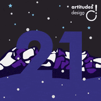 每日GIF(2021-12-22)的gif-Winter Solstice Christmas GIF by Artitudes Design
