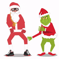 每日GIF(2021-12-25)的gif-Merry Christmas Dancing GIF by SportsManias