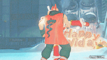 每日GIF(2021-12-26)的gif-Merry Christmas Game GIF by CAPCOM