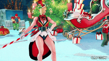 每日GIF(2021-12-26)的gif-Merry Christmas Game GIF by CAPCOM