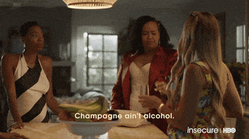 每日GIF(2021-12-26)的gif-New Year Champagne GIF by Insecure on HBO