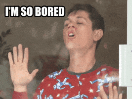 每日GIF(2021-12-31)的gif-Im So Bored GIF
