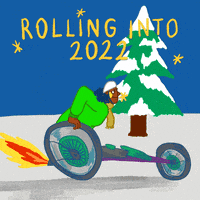 每日GIF(2021-12-31)的gif-Happy New Year GIF by Hello All