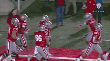 每日GIF(2022-01-02)的gif-Celebrate Utah Football GIF by Pac12Network