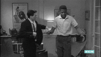 每日GIF(2022-01-08)的gif-Happy Sidney Poitier GIF by Turner Classic Movies