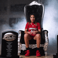 每日GIF(2022-01-14)的gif-Womens Basketball Sport GIF by Louisville Cardinals