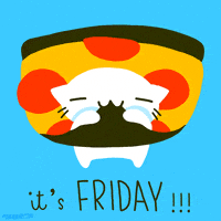 每日GIF(2022-01-15)的gif-Its Friday Cat GIF by Animation Domination High-Def