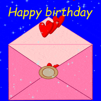 每日GIF(2022-01-17)的gif-Happy Birthday Love GIF