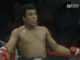 每日GIF(2022-01-18)的gif-Muhammad Ali Boxing GIF