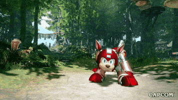 每日GIF(2022-01-19)的gif-Barking Video Game GIF by CAPCOM