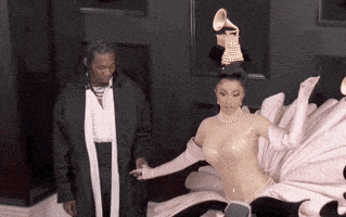 每日GIF(2022-01-25)的gif-Offset Cardi B GIF by Recording Academy / GRAMMYs