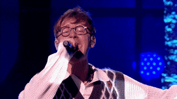 每日GIF(2022-01-31)的gif-Glass Animals Singing GIF by BRIT Awards