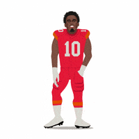 每日GIF(2022-01-31)的gif-Kansas City Chiefs Shrug GIF by SportsManias