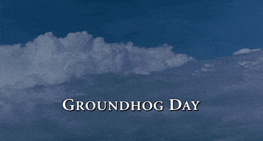每日GIF(2022-02-03)的gif-Groundhog Day Title GIF by reactionseditor