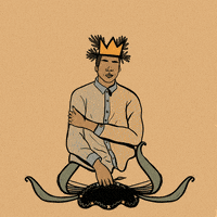 每日GIF(2022-02-03)的gif-Art Nouveau Black History Month GIF by Leeyamakesnoise