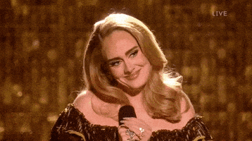 每日GIF(2022-02-09)的gif-Adele Thank You GIF by BRIT Awards