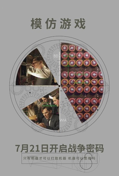 模仿游戏的海报-正式海报 中国大陆