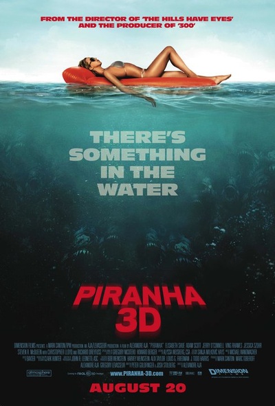 食人鱼3D的海报-正式海报 美国