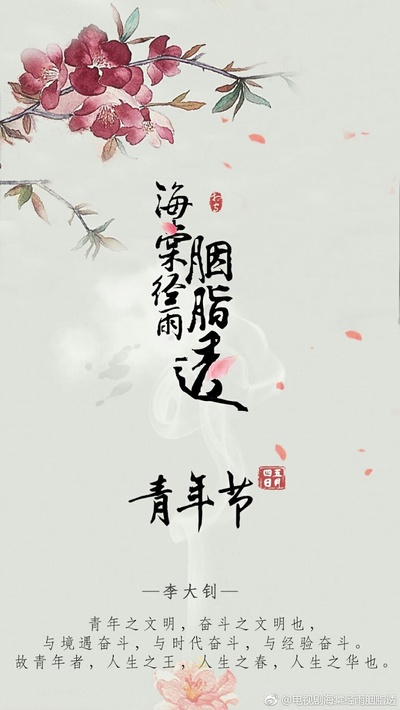 海棠经雨胭脂透的海报-正式海报