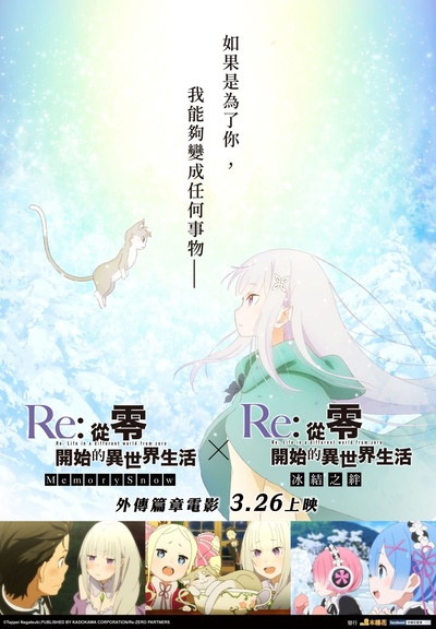 Re：从零开始的异世界生活 冰结之绊的海报-正式海报 香港