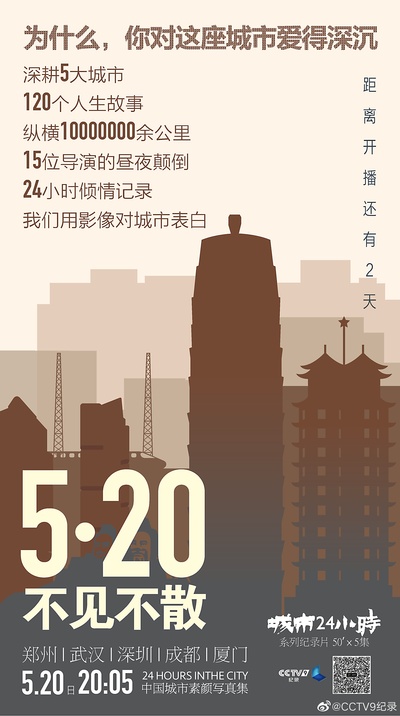 城市24小时的海报-预告海报