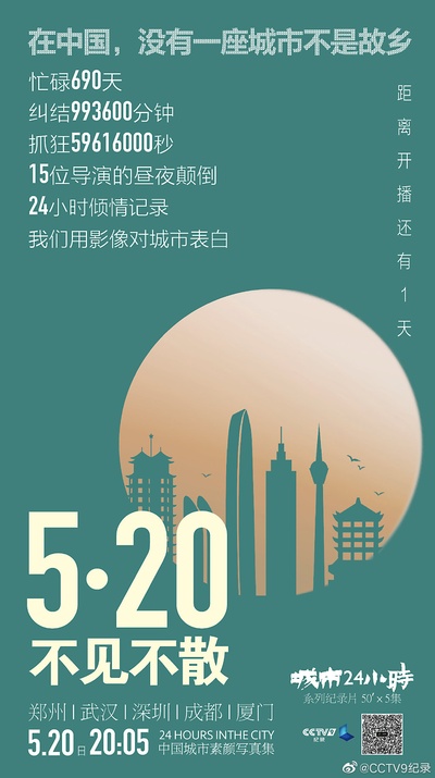 城市24小时的海报-预告海报