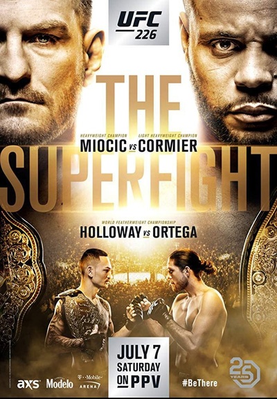 UFC 226:  米欧奇 vs.科米尔的海报-正式海报