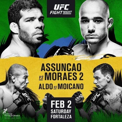 UFC Fight Night 144: 阿松桑 vs. 莫拉斯的海报-正式海报