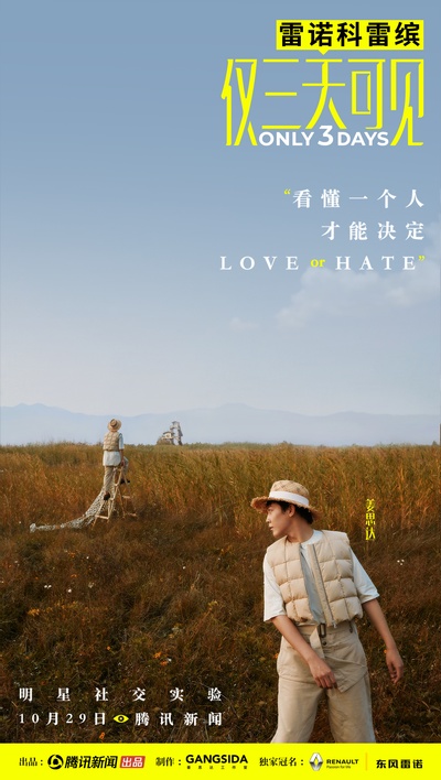 仅三天可见的海报-正式海报 中国大陆