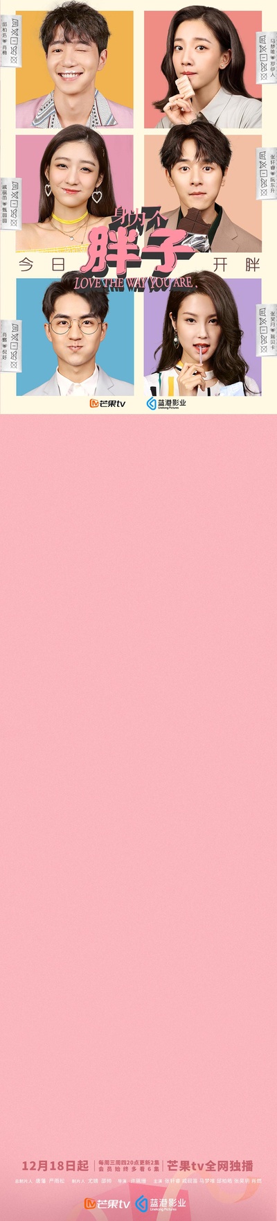 身为一个胖子的海报-正式海报