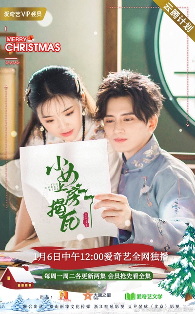 小女上房揭瓦的海报-预告海报