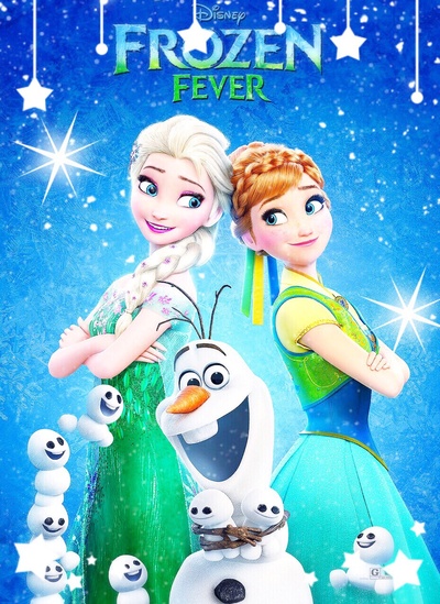 冰雪奇缘：生日惊喜的海报-预告海报 美国